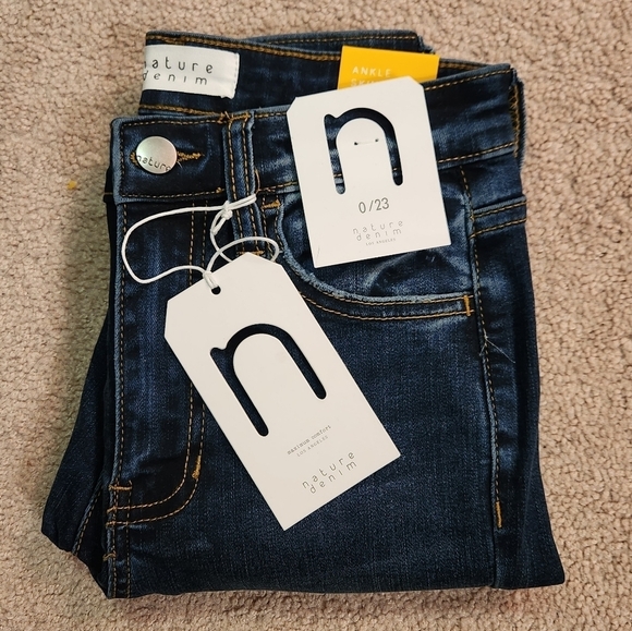 Nature Denim Ankle Skinny High Rise Jeans - Picture 5 of 7